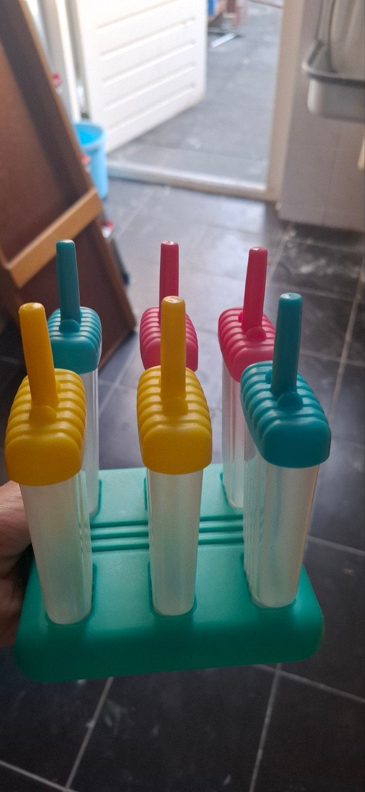 IJsjesvormen met houder - 6 stuks, Ophalen, Kunststof, Meerkleurig, Overige merken