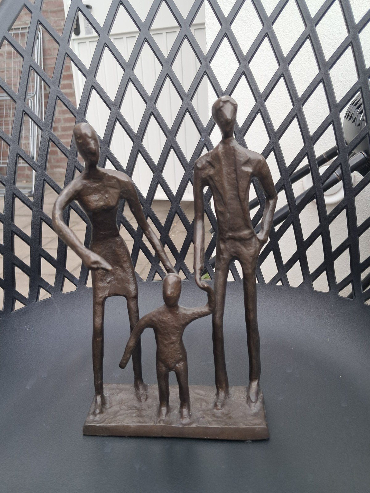Brons famillie beeld, together, Antiek en Kunst, Antiek | Koper en Brons, Ophalen of Verzenden