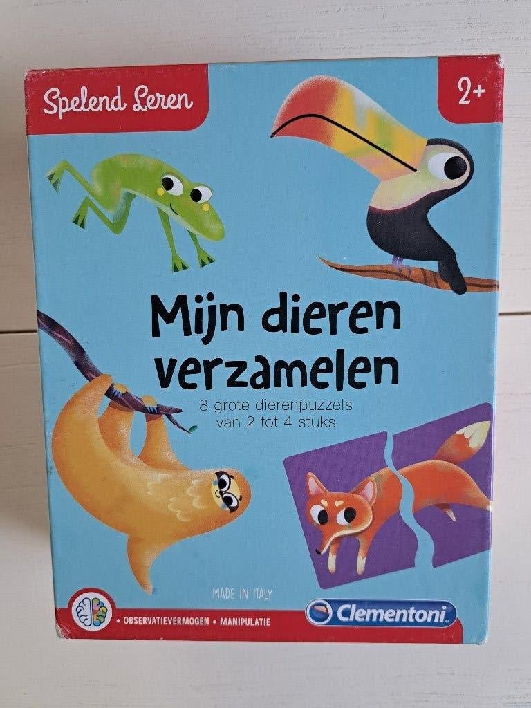 Clementoni puzzel Mijn dieren verzamelen, Ophalen of Verzenden, 10 tot 50 stukjes, Gebruikt, 6 maanden tot 2 jaar