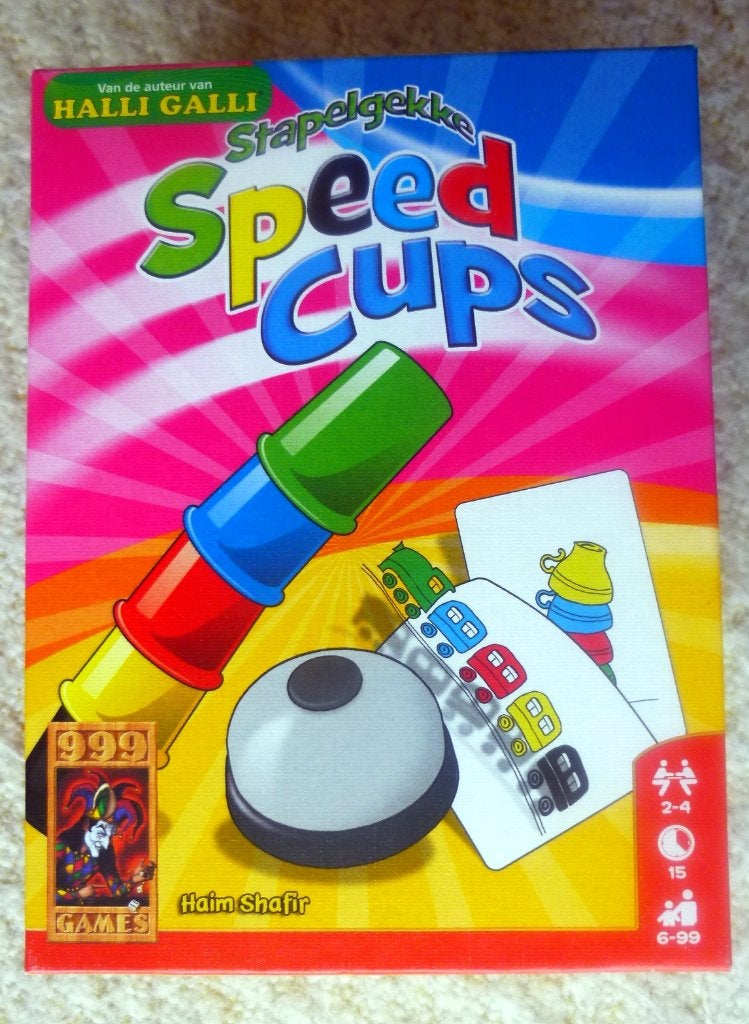 Stapelgekke Speed Cups - nieuwstaat - 999 games, Hobby en Vrije tijd, Gezelschapsspellen | Overige, Een of twee spelers, Ophalen of Verzenden