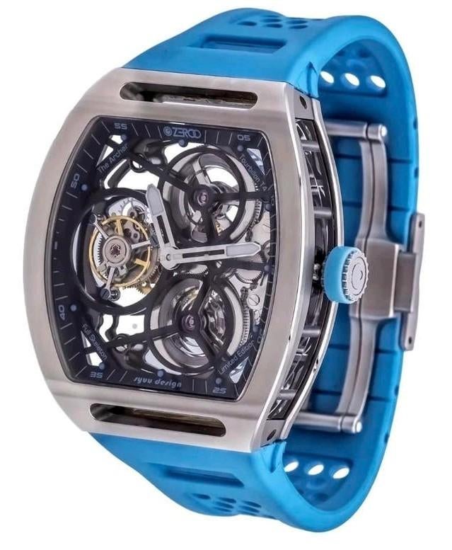 Origineel Zeroo Tourbillon Skeleton watch Limited Japan RM, Sieraden, Tassen en Uiterlijk, Horloges | Heren, Overige merken, Staal