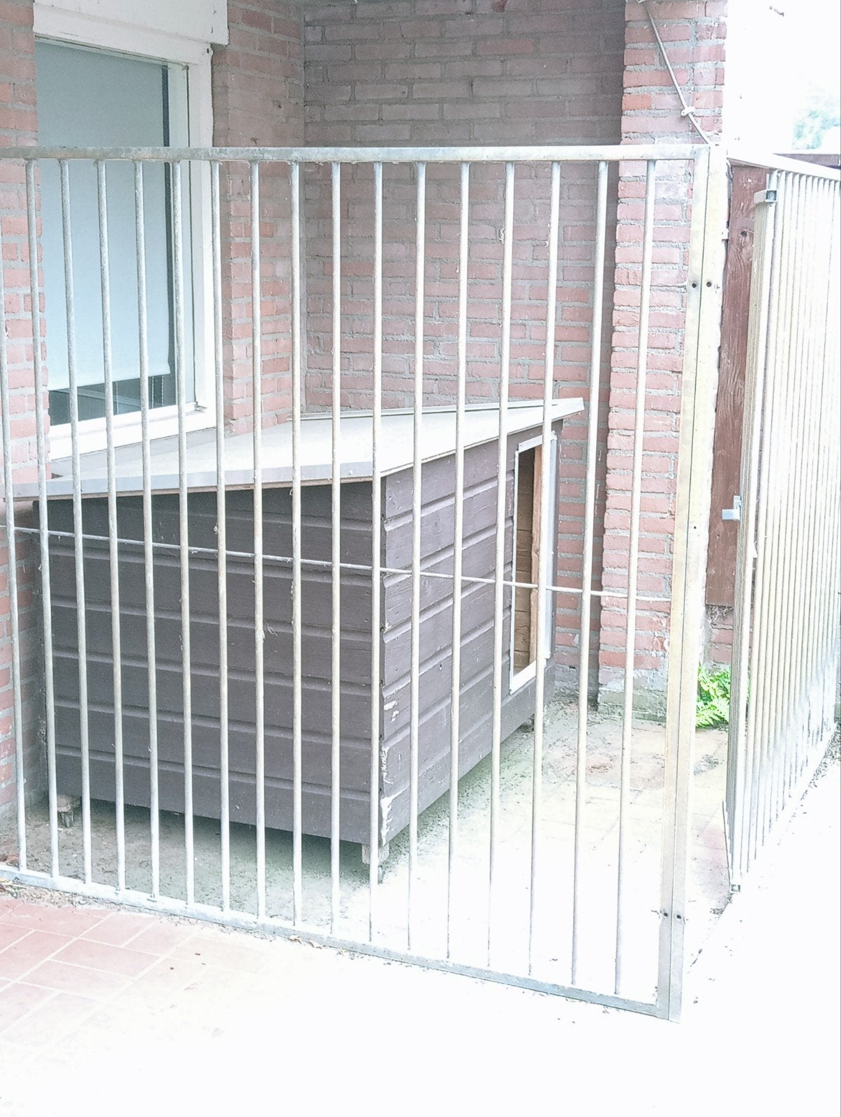 Te koop 2 gegalvaniseerde rendelen voor evt hoekopstelling, Ophalen, 110 cm of meer, 100 cm of meer