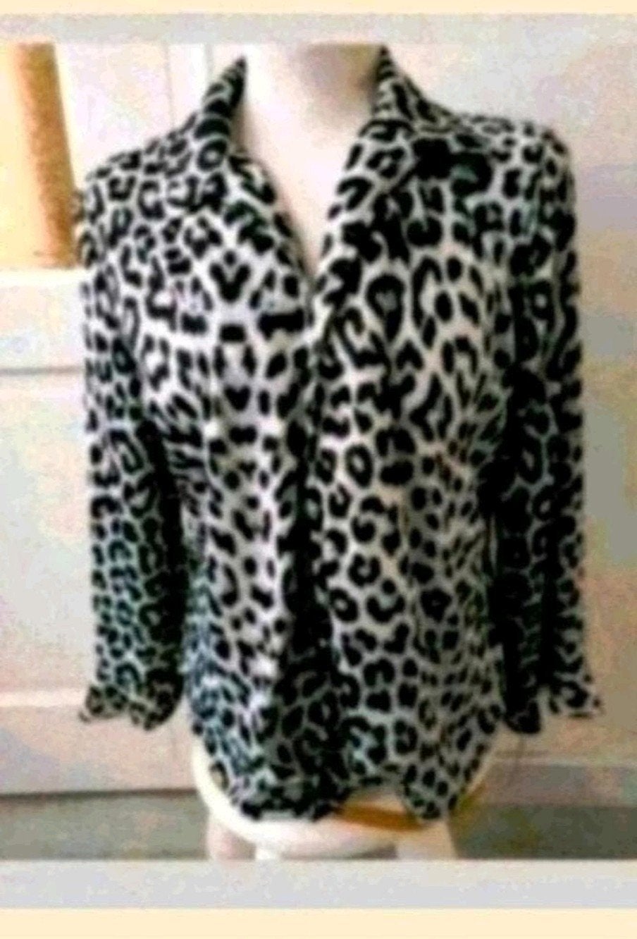 Leopardprint vest, Ophalen of Verzenden, Zo goed als nieuw, Maat 42/44 (L)