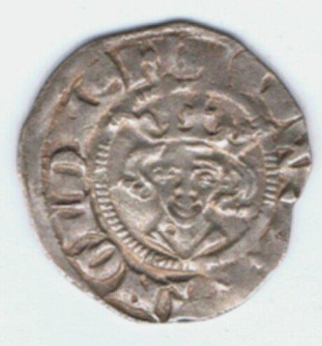 23-1178 Engeland 1 penny Edward II, Postzegels en Munten, Ophalen of Verzenden, Overige landen, Losse munt, Zilver