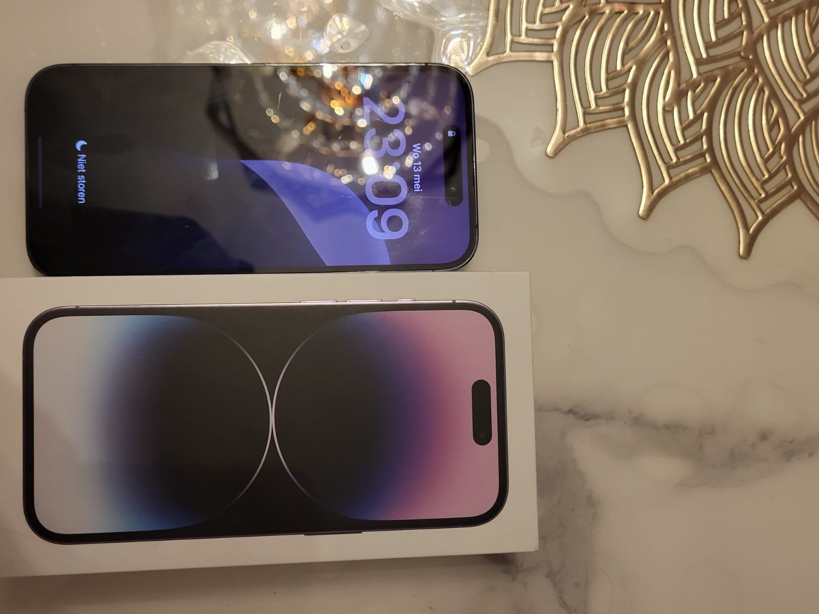 Iphone 14 pro, Ophalen, Paars, Zo goed als nieuw, 128 GB