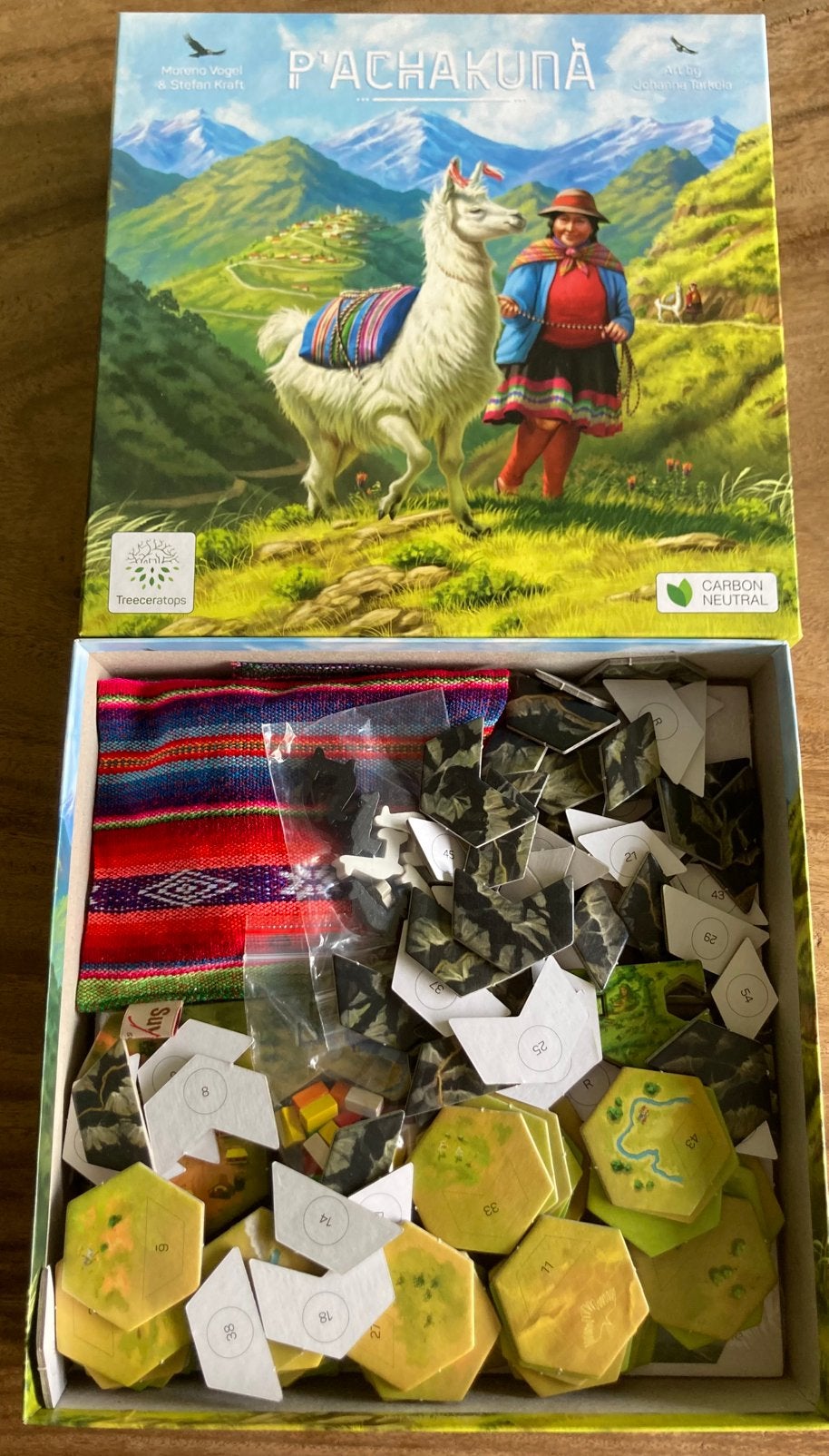 P'achakuna bordspel kickstarter (zgan), Ophalen of Verzenden, Zo goed als nieuw
