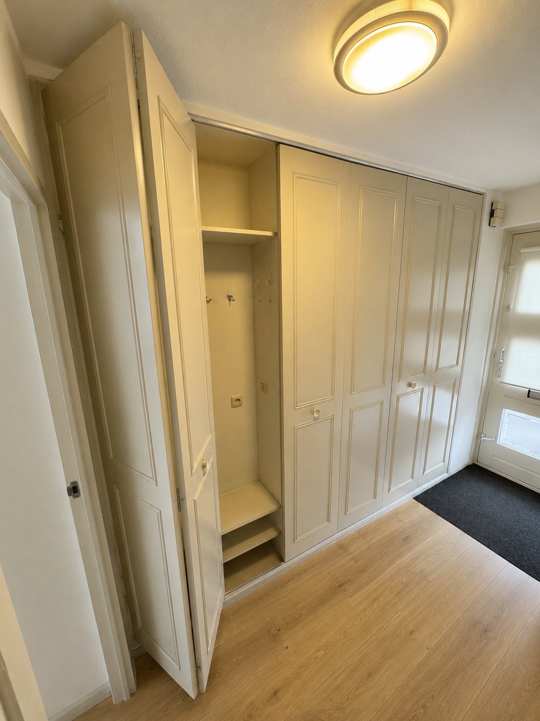Metalen vouwdeuren op rails van de Graaf plafonds, Huis en Inrichting, Kasten | Kledingkasten, Ophalen, Gebruikt, 200 cm of meer