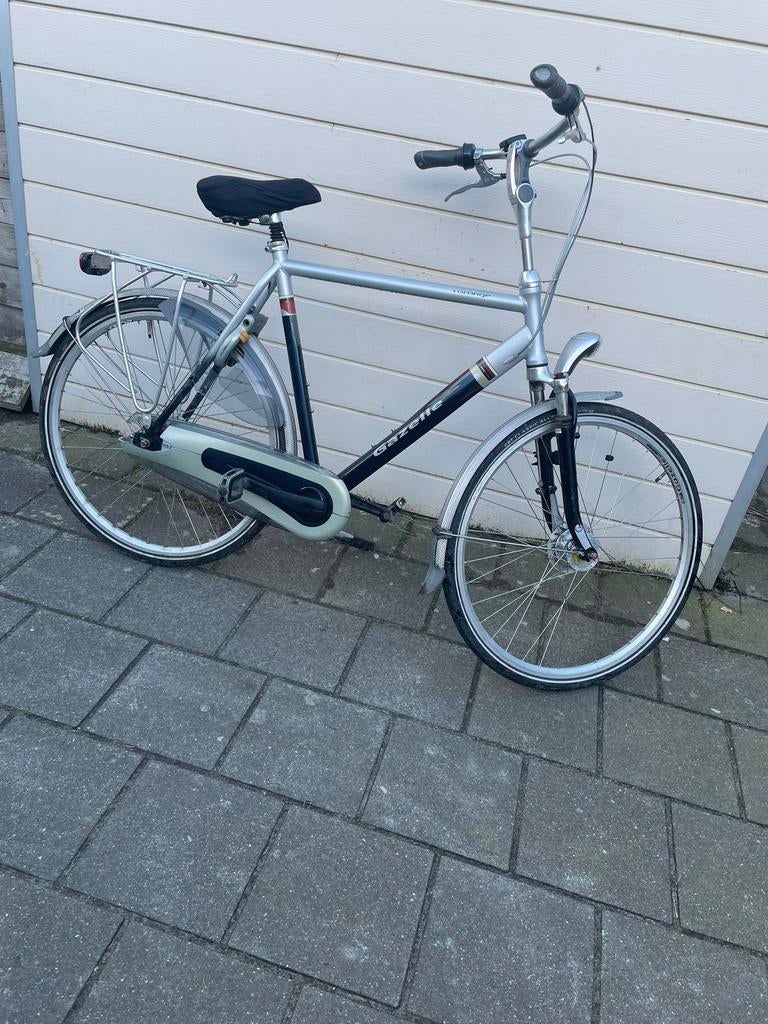 Gazelle orange herenfiets, Fietsen en Brommers, Fietsen | Heren | Herenfietsen, Ophalen of Verzenden, Zo goed als nieuw, Gazelle