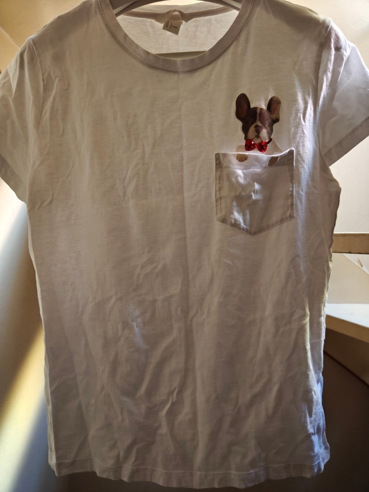T-shirt., Wit, Maat 42/44 (L), Nieuw, Ophalen of Verzenden
