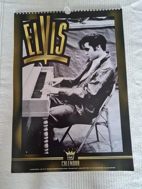 Elvis Presley Calendars met mooie grote foto's., Ophalen of Verzenden, 1960 tot 1980, Zo goed als nieuw, Overige onderwerpen
