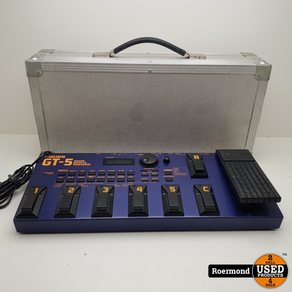 BOSS GT-5 Gitaar Effect Processor  Incl. Flightcase, Muziek en Instrumenten, Effecten, Gebruikt