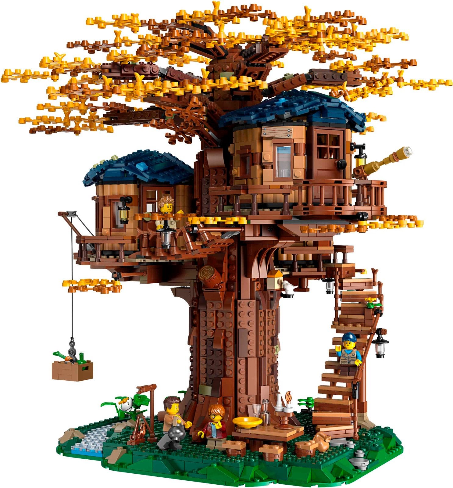 Lego Ideas Boomhut (21318) - complete set met verlichting, Verzenden, Lego, Compleet, Complete set