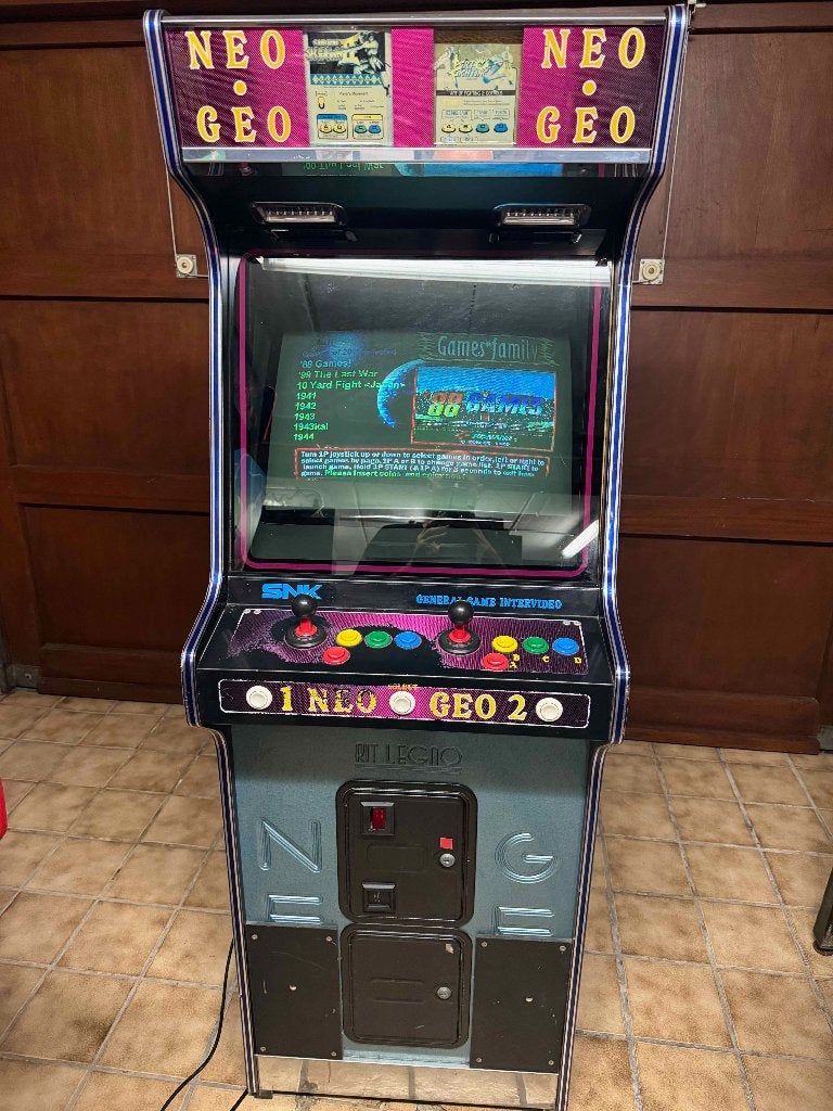 Rit Legno SNK Neo-Geo Arcadekast, Verzamelen, Ophalen, Gebruikt