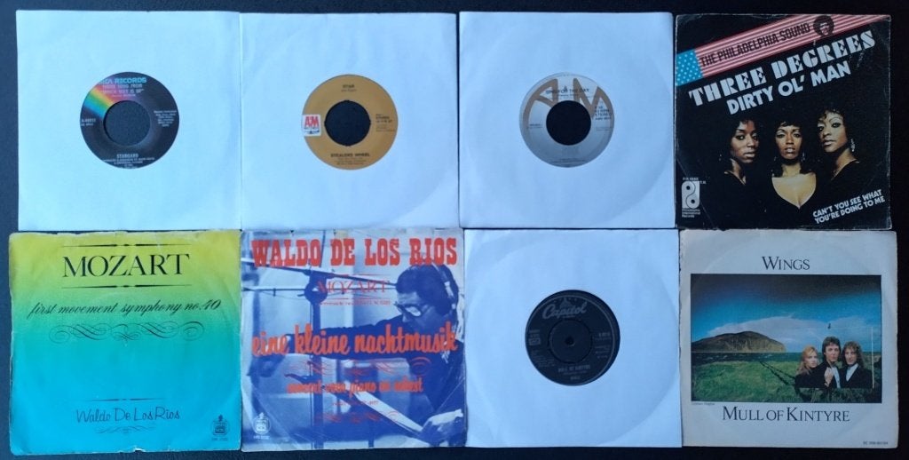 Set 9: 8 singles jaren 70, Gebruikt, Originele persing, 7 inch, Ophalen of Verzenden