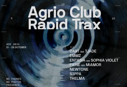 Agrio Club x Rapid Trax Tickets – 24 okt 2026 – Lofi 2026