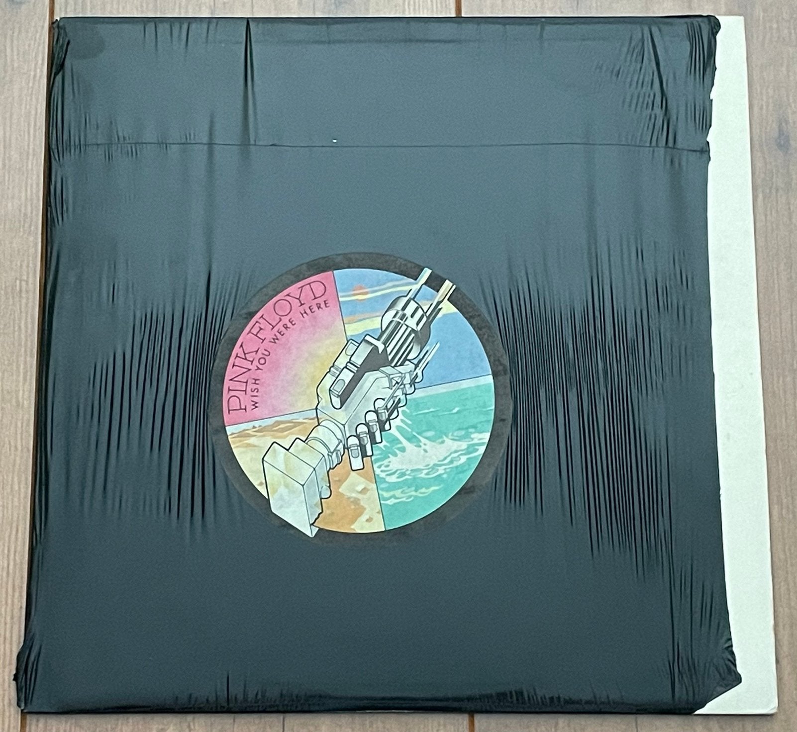 Pink Floyd - Wish You Were Here UK 2nd press, complete! VG+, LP, Ophalen of Verzenden, 12 inch, Beschermende buitenhoes