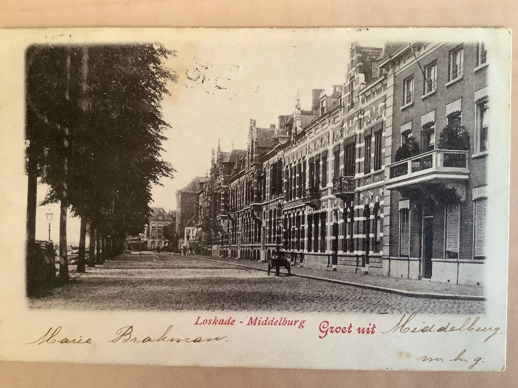 Middelburg 1901 Loskade, Ophalen of Verzenden, Voor 1920, Gelopen, Zeeland