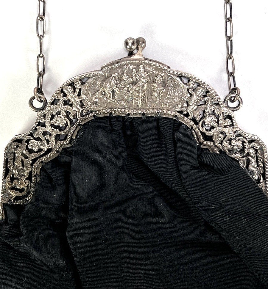 110. Convoluut zilver - beurs, vaasjes, 19e/20e eeuw, Antiek en Kunst, Antiek | Goud en Zilver, Ophalen, Zilver