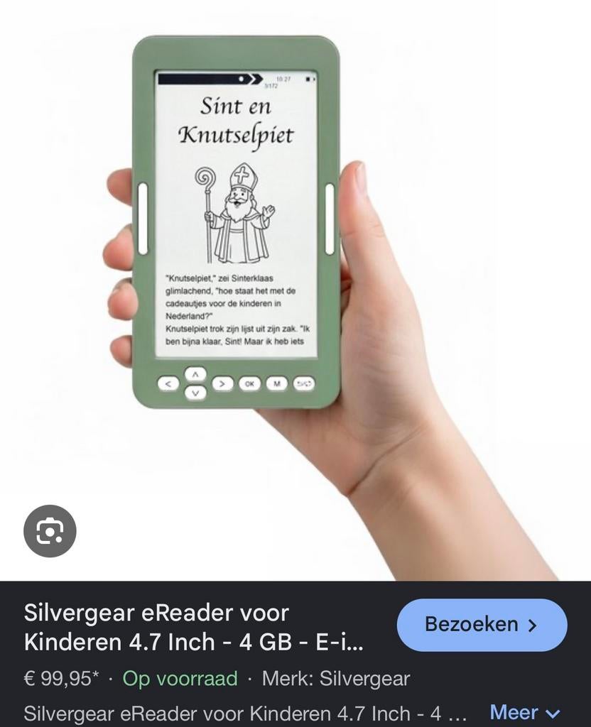eReader 4.7 inch voor kinderen (Van €99,95), Telecommunicatie, Mobiele telefoons | Batterijen en Accu's, Ophalen of Verzenden