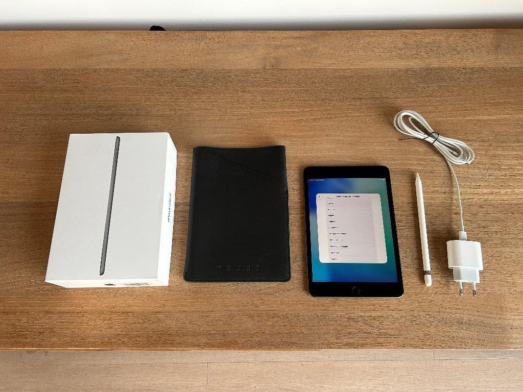 iPad mini Gen 5 Wifi 64 GB Space Grey + Apple pencil gen 1, Computers en Software, Apple iPads, 8 inch, Ophalen of Verzenden, Zo goed als nieuw