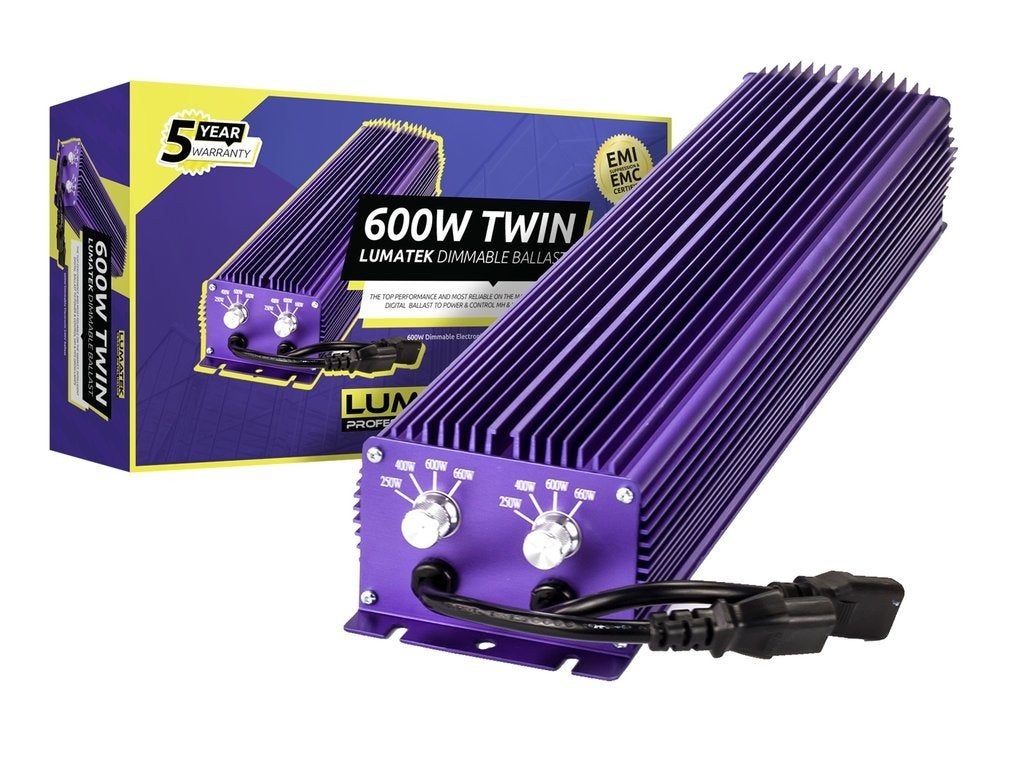 LUMATEK TWIM Dimbare Ballast 2x 600W HPS - NIEUW, Ophalen of Verzenden, Nieuw, Overige merken, Overige typen
