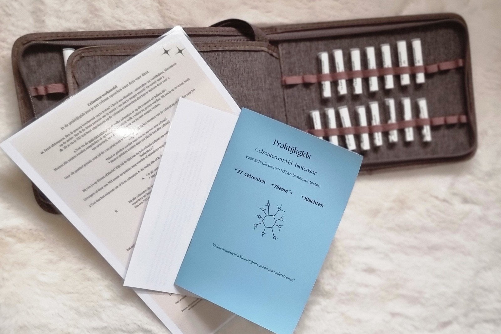 testset Schüssler celzouten, biotensor test set, Ophalen of Verzenden, Zo goed als nieuw