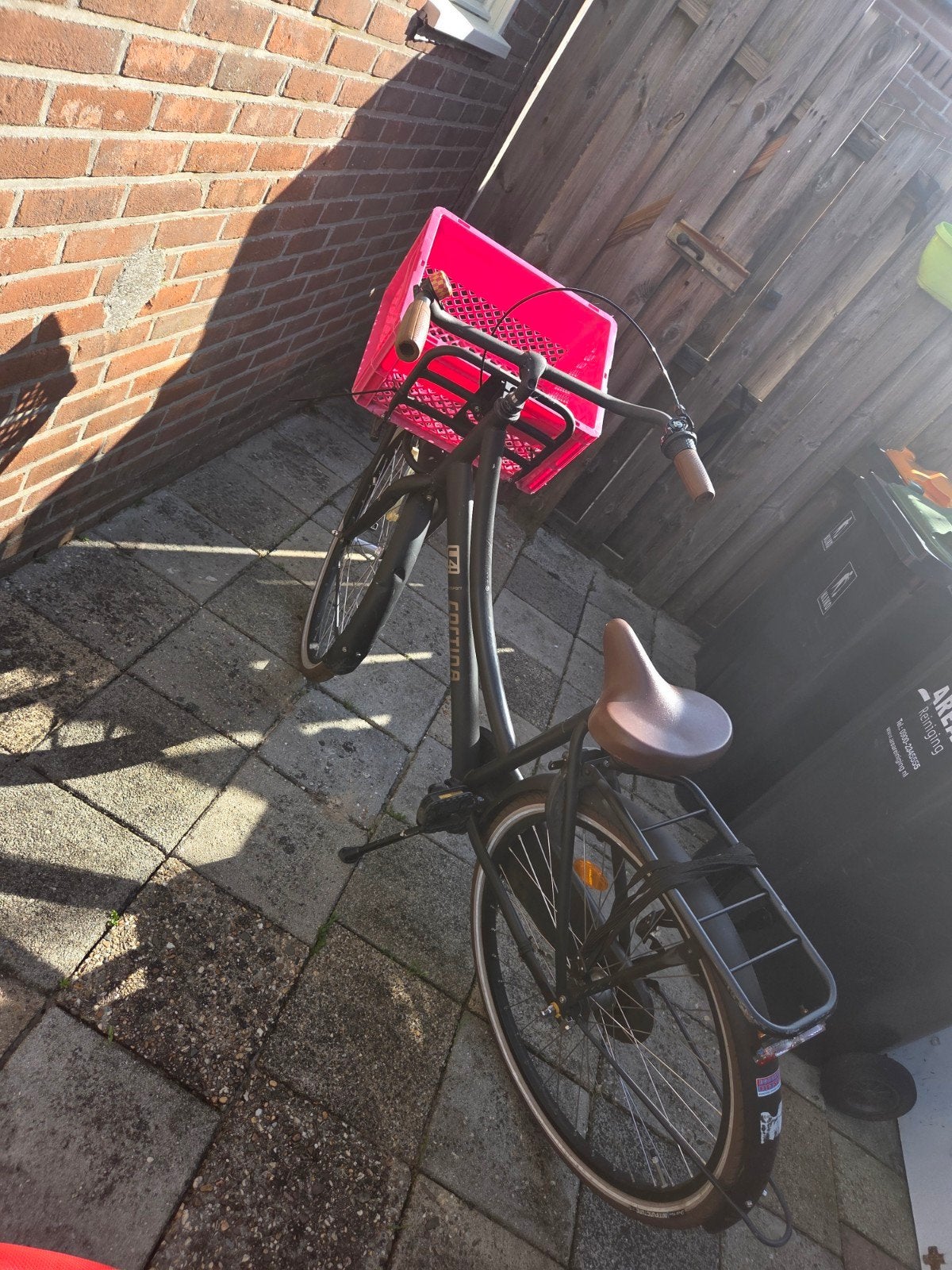 26 inch Cortina fiets in goede staat met versnellingen, Gebruikt, Velgrem, Versnellingen, Minder dan 47 cm