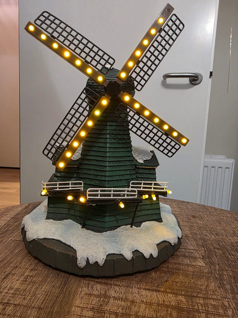 Typisch Hollands Zaanse Molen en schaatsbaan, Diversen, Ophalen of Verzenden, Gebruikt