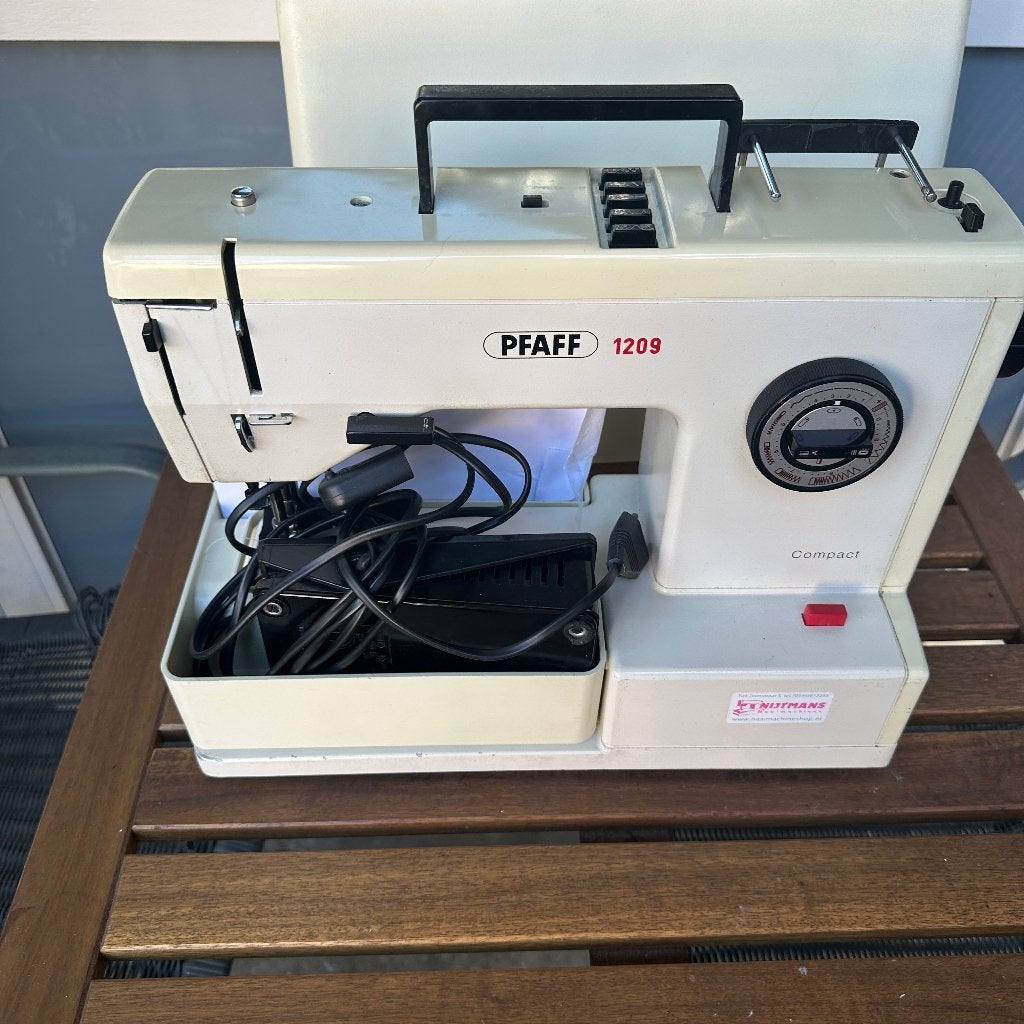 PFAFF 1209 kwaliteitnaaimachine met koffer en accessories, Ophalen of Verzenden, Gebruikt, Naaimachine, Pfaff