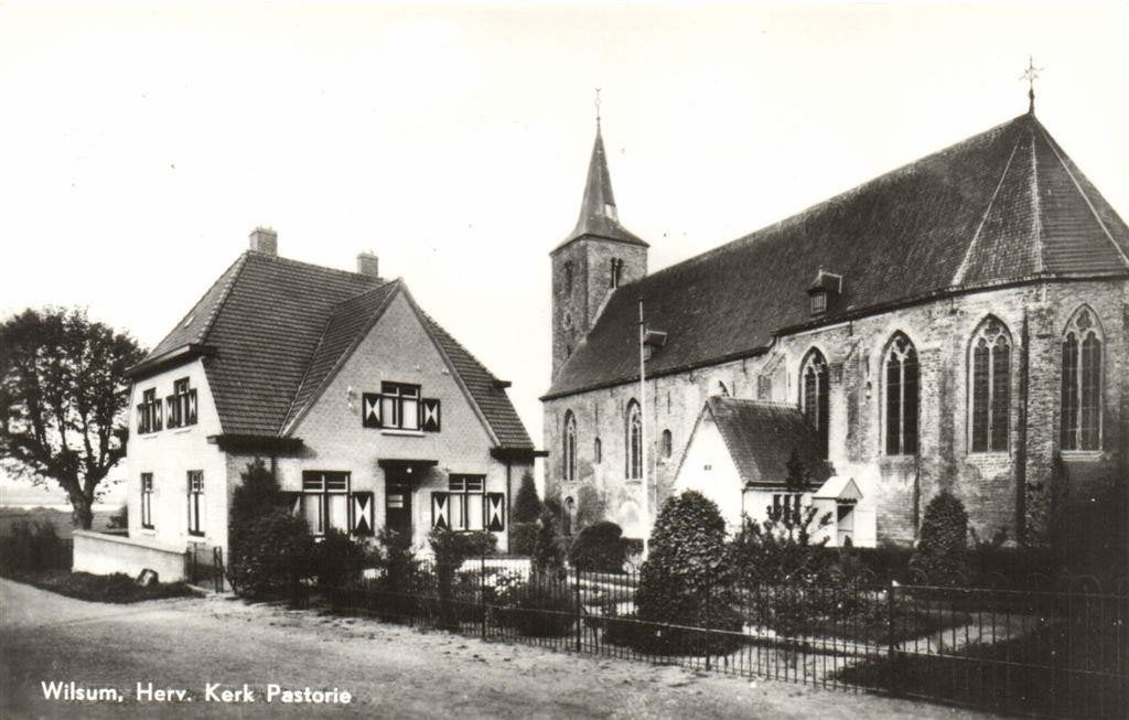 Wilsum, Herv. Kerk Pastorie - ongelopen, Ophalen of Verzenden, 1960 tot 1980, Ongelopen, Overijssel