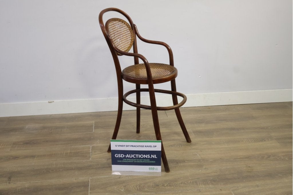 Antieke Thonet Barkruk, Ophalen of Verzenden, Niet ingevuld, Niet ingevuld, Niet ingevuld