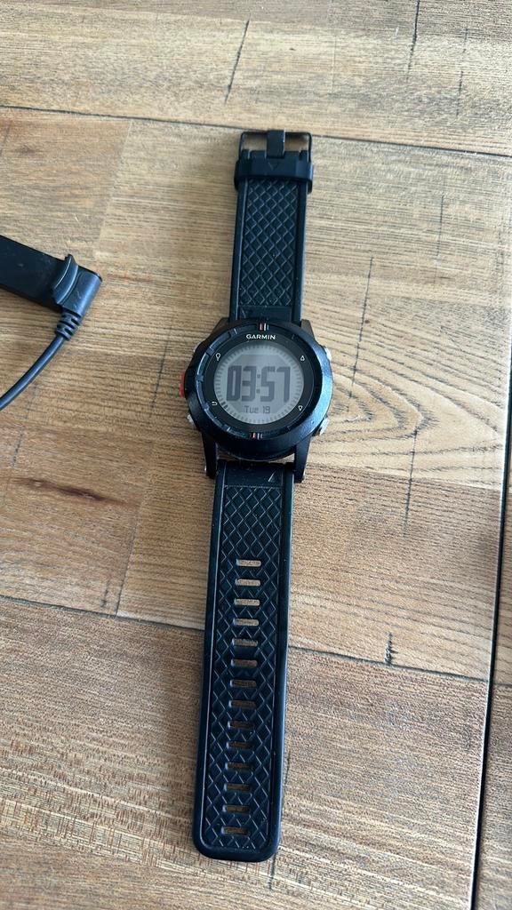 Te koop Garmin horloge, Ophalen of Verzenden, Zo goed als nieuw, Zwart, Android