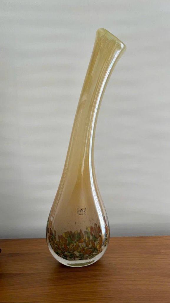 XL Fidrio Lampadina - Hoge vaas - Pearl Colorique (54 cm), Ophalen, Gebruikt, 54 cm, Meerkleurig