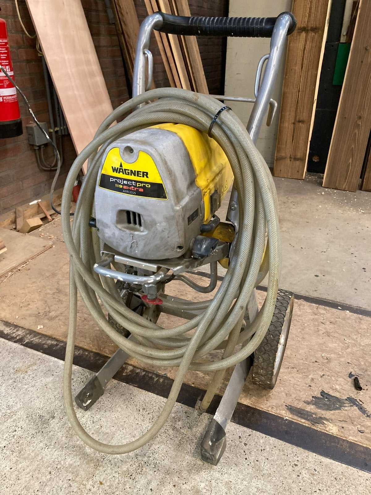 Wagner Project pro 119 extra, Doe-het-zelf en Verbouw, Schildersmaterialen, Ophalen, Gebruikt, Verfspuit of Verfpomp