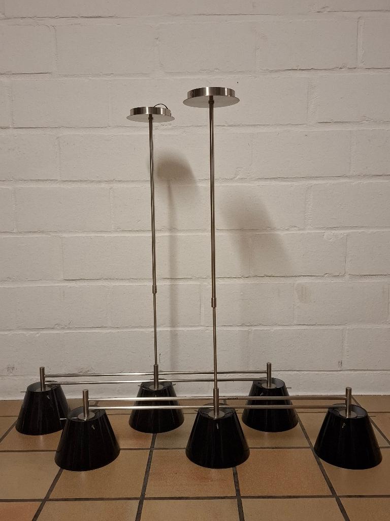 MASSIVE plafondlampen 2 stuks met 3 lampen, Huis en Inrichting, Lampen | Plafondlampen, Ophalen, Zo goed als nieuw, Glas