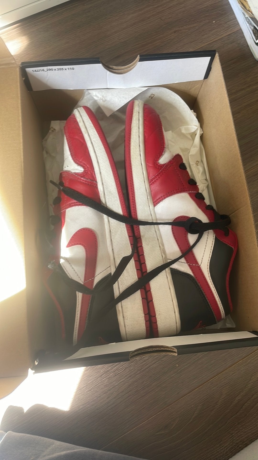 Nike x jordan low, Ophalen of Verzenden, Gedragen, Overige kleuren