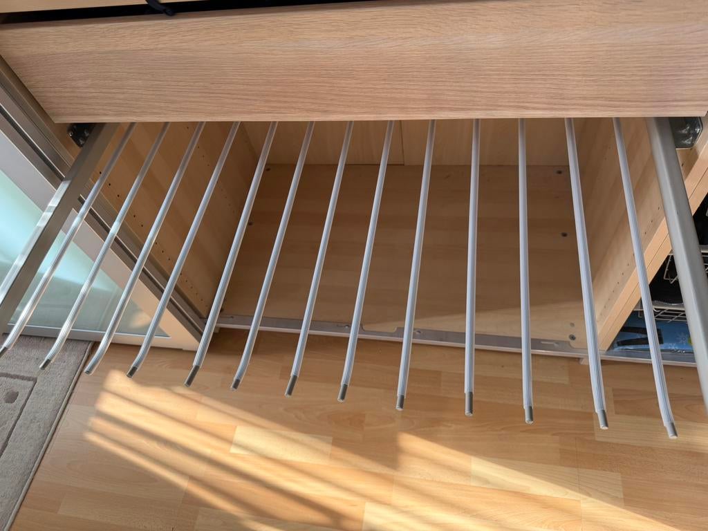 Ikea uitschuifbare broeken rek, Zo goed als nieuw, Minder dan 100 cm, 25 tot 50 cm, 50 tot 100 cm