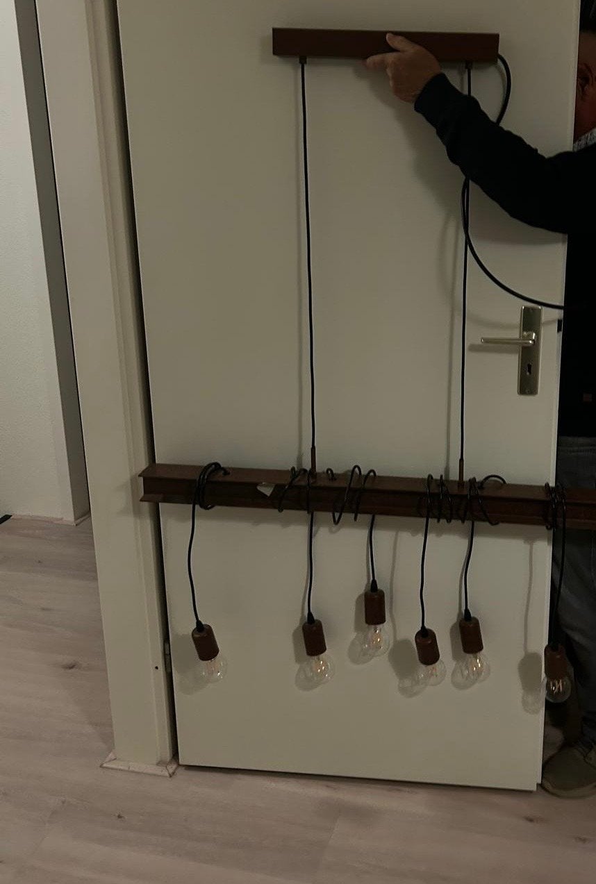 TOWNSHEND 4 Hanglamp - Gebruikt, goede staat, incl. lampen, Ophalen, Gebruikt, Metaal, E27 (groot)