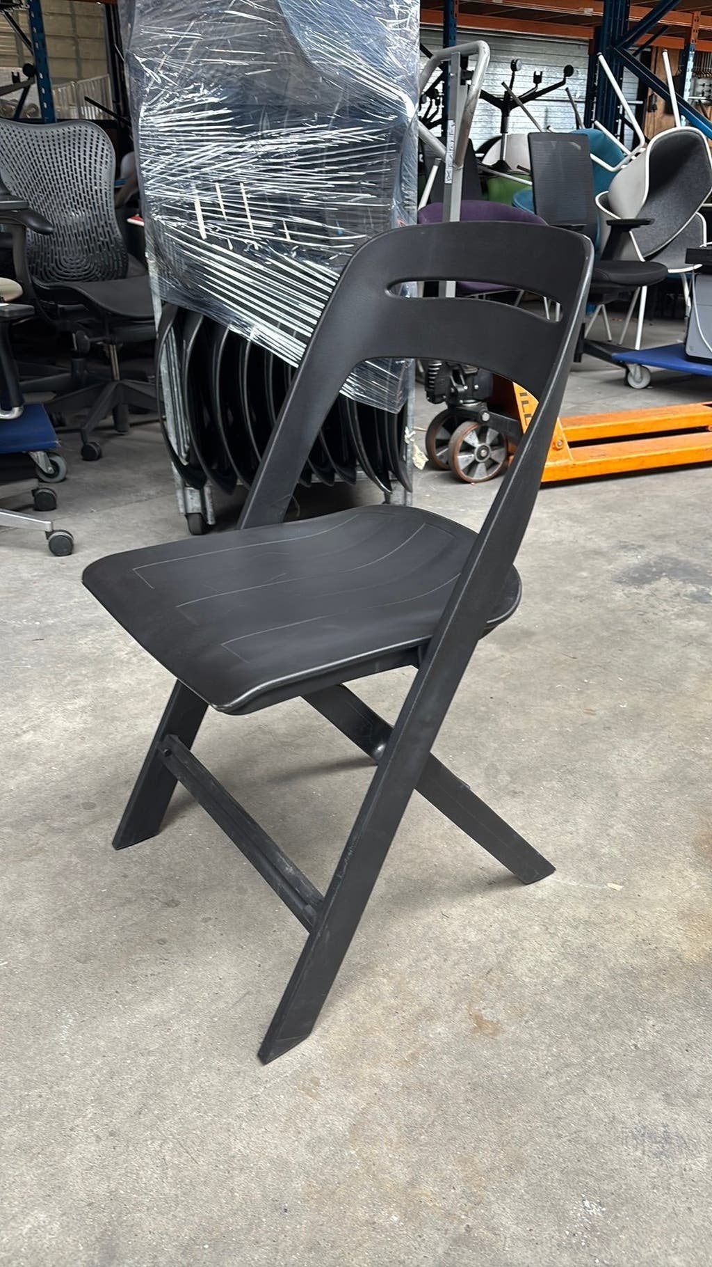 26x Klapstoelen, Klapstoel, Bijzetstoelen Zwart | ZGAN, Kunststof, ., ., Zwart