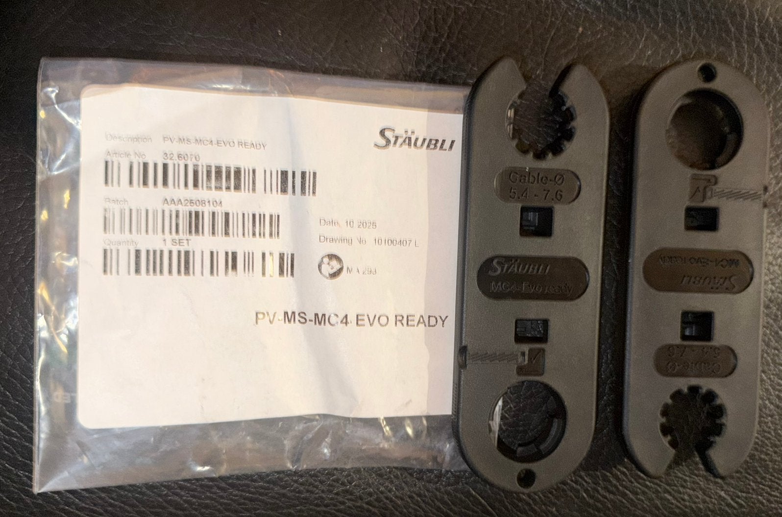 Staubli MC4-Set (male/female) - Nieuw in verpakking, Ophalen of Verzenden, Nieuw, Overige typen