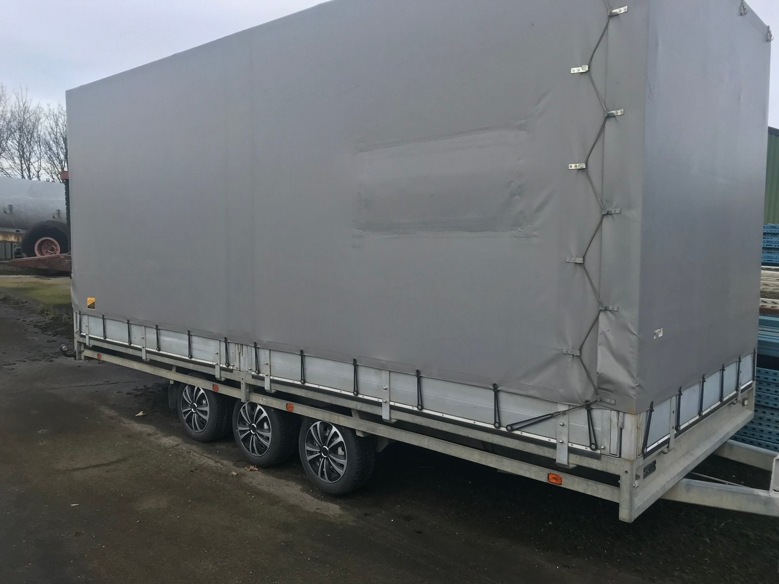 Hulco Medax Tridem huif aanhanger, Auto diversen, Aanhangers en Bagagewagens, Ophalen, Gebruikt