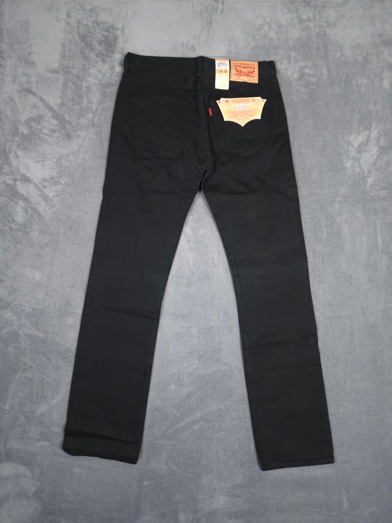 Levis 501 Broek W34 L36 Zwart 100% katoen Straight Jeans ., ., Zwart, Nieuw, Ophalen of Verzenden