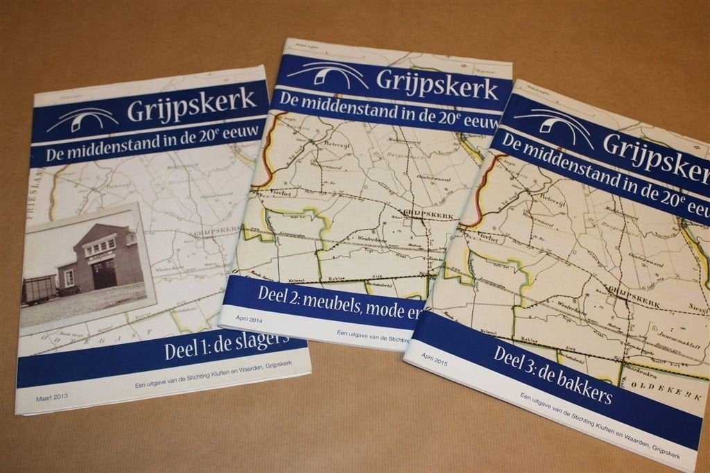 Grijpskerk Middenstand 20e Eeuw — 3 Delen Geïllustreerd, Boeken, Ophalen of Verzenden, Zo goed als nieuw