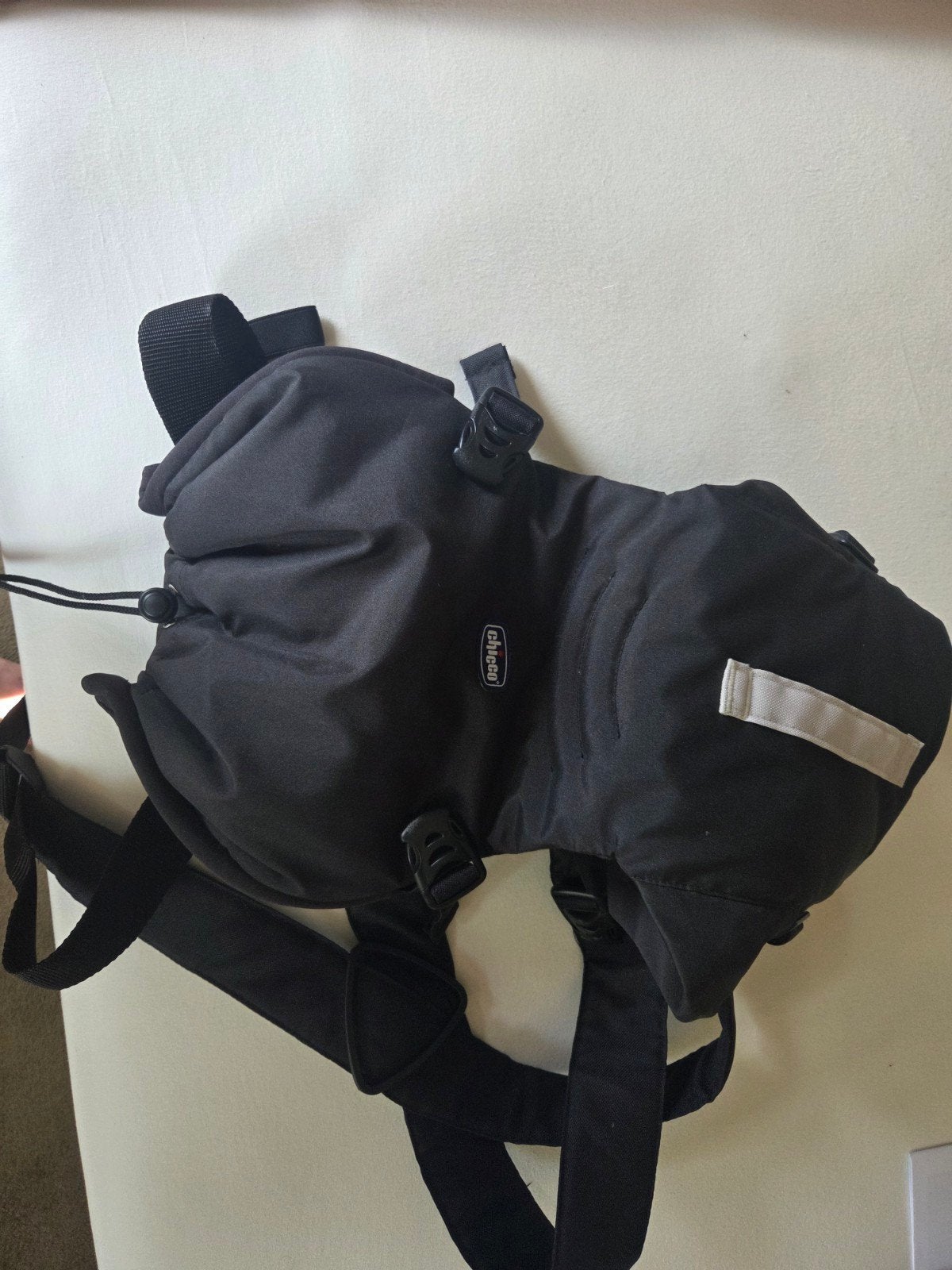 Chicco Draagzak - Zwart, Comfortabel en Veilig, Kinderen en Baby's, Babydragers en Draagdoeken, Ophalen, Gebruikt, Buik of Rug