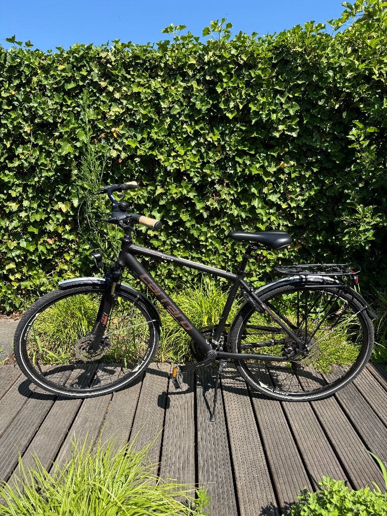 Carraro Elite 806 Men's Hybrid Bicycle, Versnellingen, 49 tot 53 cm, Zo goed als nieuw, Schijfrem