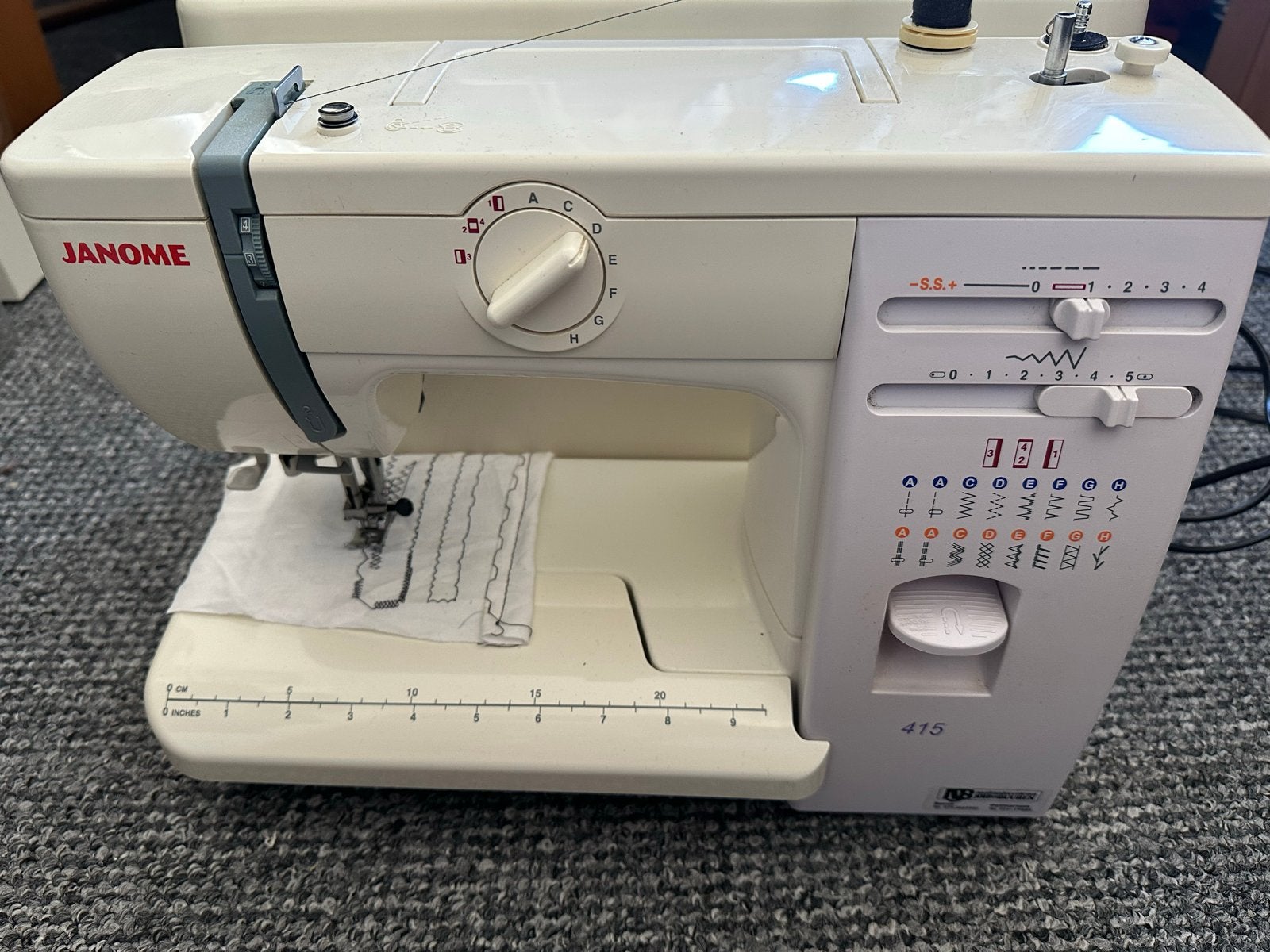 Janome 415 Naaimachine - Gebruikt maar in goede staat, Ophalen of Verzenden, Gebruikt, Naaimachine, Janome