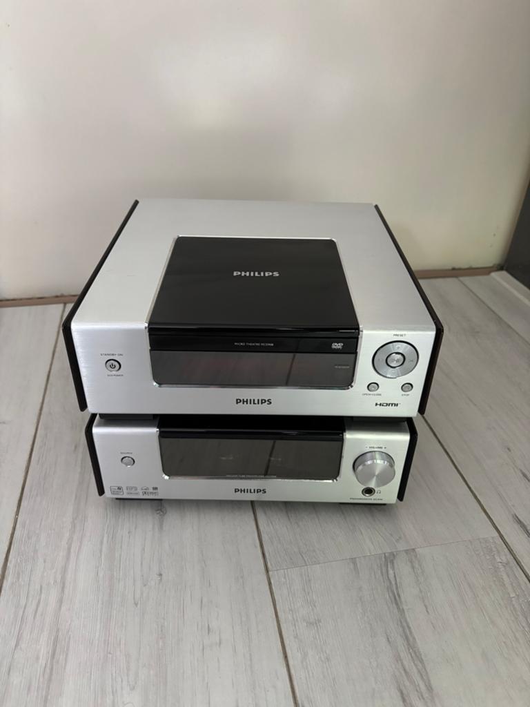 Philips MCD908/12 micro hifi set met buizenvoorversterker, Ophalen of Verzenden, Buis of Buizen