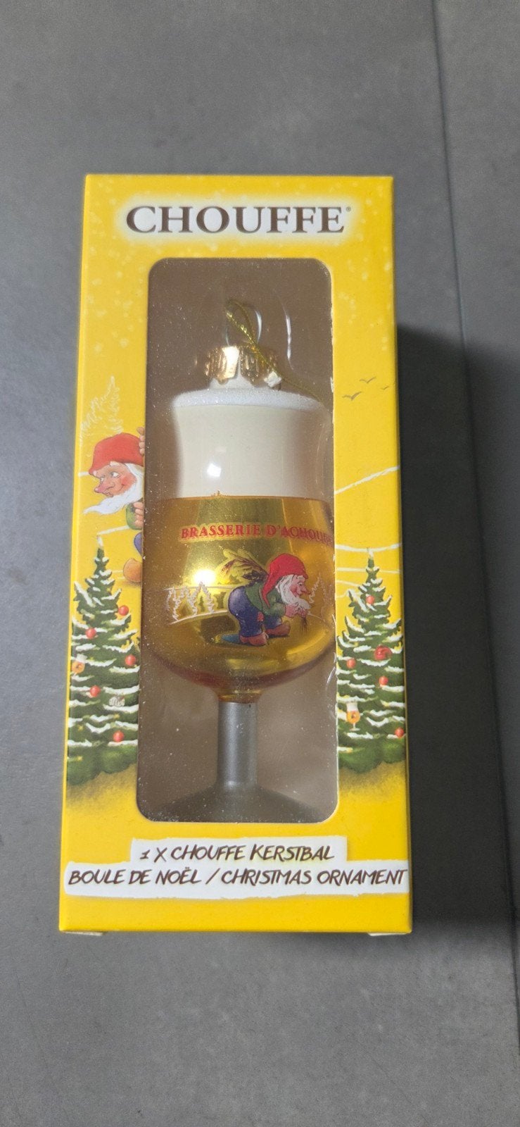 kerst balchouffe glas (nieuw), Diversen, Ophalen of Verzenden