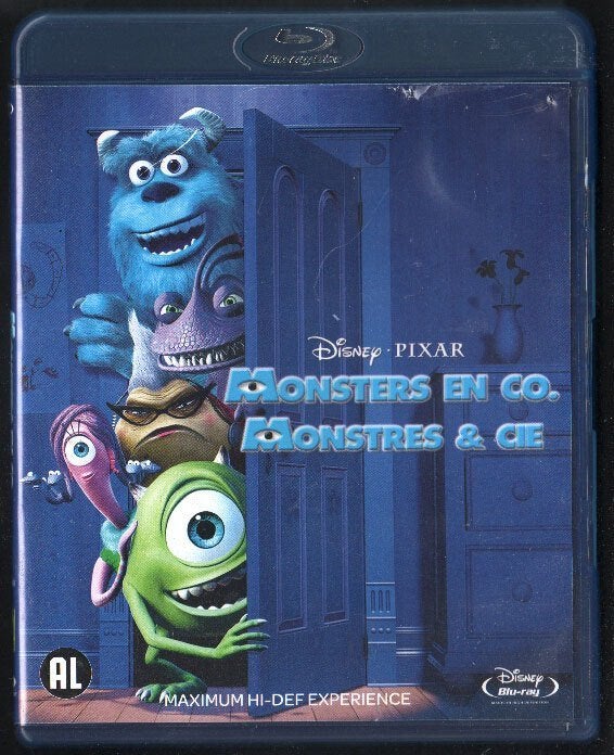 Monsters en Co.-Monsters inc. 2-disc. Blu-ray. NLaudio+subs!, Alle leeftijden, Film, Boxset, Nederlands