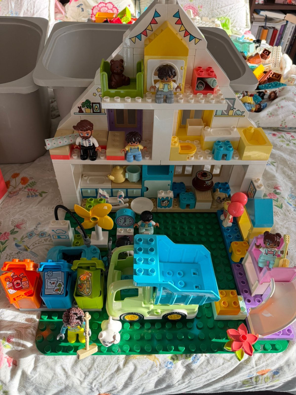 Duplo poppenhuis en extra’s, Overige thema's, Ophalen of Verzenden, Zo goed als nieuw, Duplo